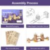 ROBOTIME 3D Wooden Puzzle London Tower Bridge Model Kit For Adults Xmas Gifts TG412