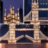 ROBOTIME 3D Wooden Puzzle London Tower Bridge Model Kit For Adults Xmas Gifts TG412