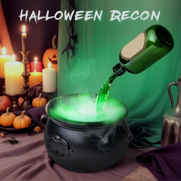 1b1081bd-6bed-49b0-a647-e90fd5b64954.jpg Halloween Black Wizard Bowl Magic Float Bottle And Diffuser Indoor Home Bar Magic Party Horror Ghost Props Halloween Decoration