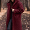 Autumn Winter Fashion Elegant Long Coat Woman Plush Warm Faux Fleece Coat Women Teddy Jacket Female Teddy Coat Outwear Ladies