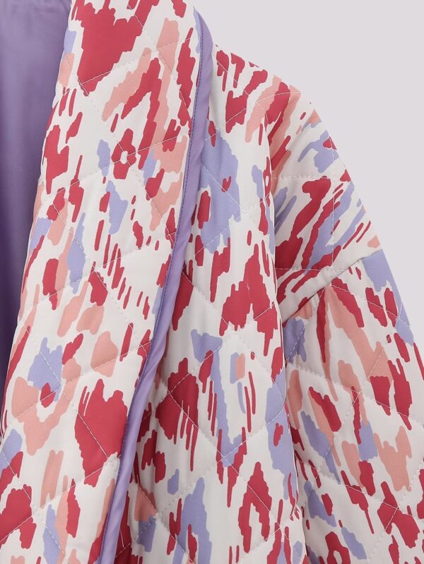 1ec8b012-1c8b-444b-abb6-c6faa21858ee.jpg Warm Lapel Print Quilted Jacket