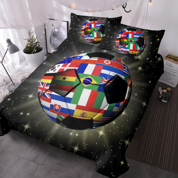20f13456-8928-4b50-b2f3-5b78fe03bb10.jpg 3D Soccer Ball Bedding Set Football World Flags Print Duvet Cover Sets For Teen Boys Sports Bedding Sets Universe Stars Black Bed Quilt Cover