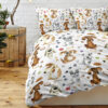 27e26023-f071-4808-a264-d8bbe01b65fa.jpg Kids' Duvet Cover Sets Animals Pastel Duvet Covers Cartoon Dogs Paws Pattern Bed Sets 3 Pieces 1 Duvet Cover And 2 Pillow Cases Cute Puppy Dogs Bedding For Kids