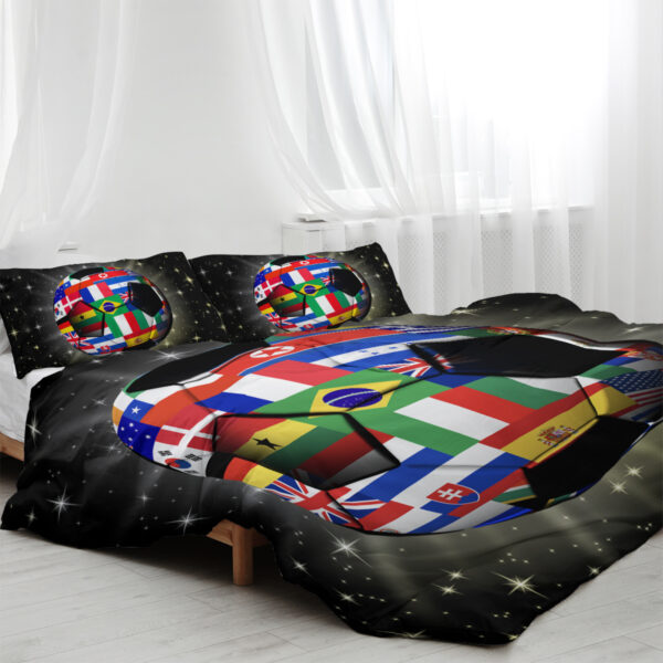 3be54c54-c238-4ecc-bc7a-d030b8128eea.jpg 3D Soccer Ball Bedding Set Football World Flags Print Duvet Cover Sets For Teen Boys Sports Bedding Sets Universe Stars Black Bed Quilt Cover