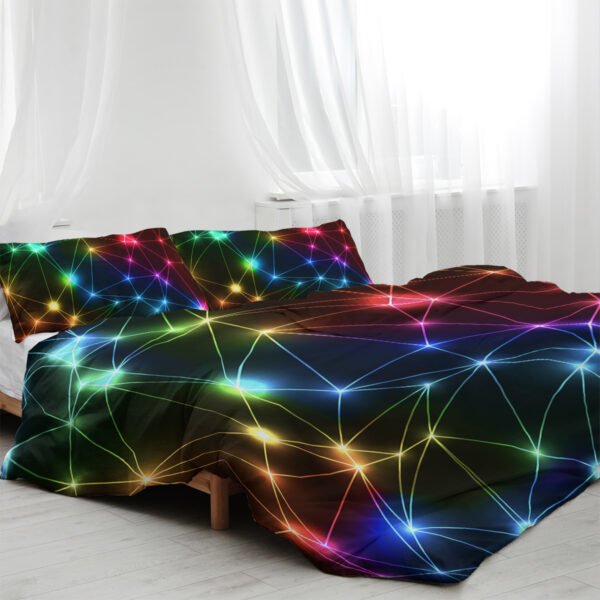 4d4bcda5-bf65-4905-b0e9-69fdab1ffeac.jpg Gorgeous Starlight Duvet Cover Set Single 3pcs Colorful Microfiber Kids Bedding Set