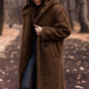 Autumn Winter Fashion Elegant Long Coat Woman Plush Warm Faux Fleece Coat Women Teddy Jacket Female Teddy Coat Outwear Ladies