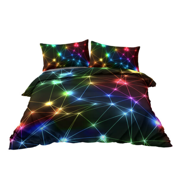 6d267d84-2a7a-4b50-95db-dee6ce33d9b3.jpg Gorgeous Starlight Duvet Cover Set Single 3pcs Colorful Microfiber Kids Bedding Set