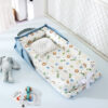 71344403-4950-4755-8d8d-32066efb2ab3.jpg Baby Removable And Washable Bed Crib Portable Crib Travel Bed For Children Infant Kids Cotton Cradle