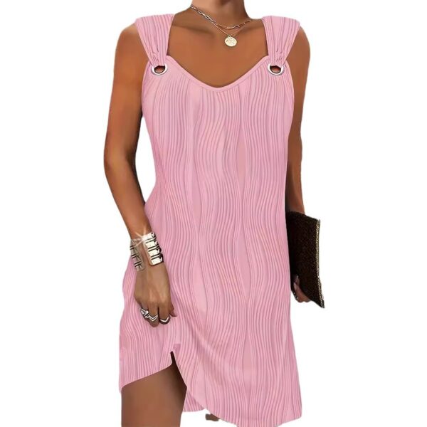 7a1f903e-95d1-46bb-9653-28033551cd5b.jpg Women's European And American Solid Color Water Wave Pattern Sleeveless Dress