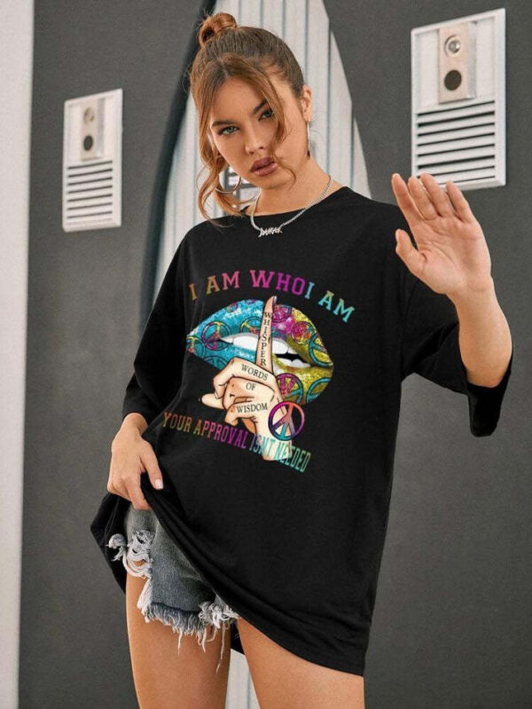 85e8a120-fbb3-429c-bcce-9f0c3959e175.jpg Ladies Oversized Whishper Words Of Wisdom Short Sleeves T Shirt Top