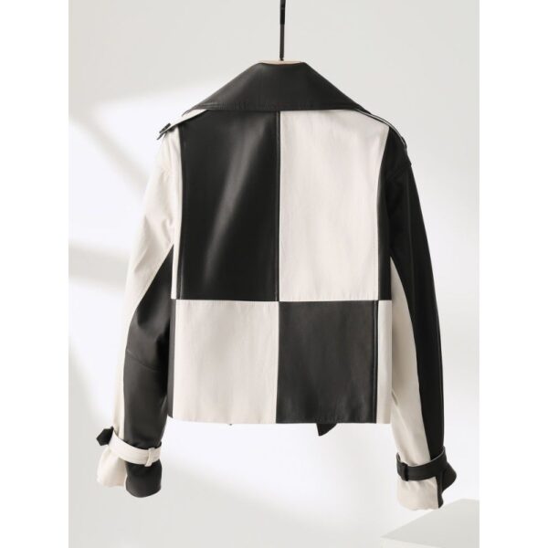 8bffabe3-a7e1-422d-ba5e-8015d0259ecb.jpg Soft PU Leather Jacket Splicing Coat Loose Western Style Jacket