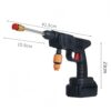1 Electric Cordless High Pressure Car Washing Gun