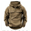 Men's Zip-up Hoodies Sweatshirt With Drawstring And Pocket Design Fashion Casual Sports Sweatshirt