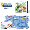 916349c7-ac78-43ee-ace3-93f941a67e37_trans.jpeg Children Puzzle Electric Railroad Speeder DIY Assembly Electric Car Automatic Rail City Scene Construction Education Toy Gift