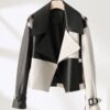 a00b8a1d-4f24-45fb-9a71-9f6010c4f6a5.jpg Soft PU Leather Jacket Splicing Coat Loose Western Style Jacket