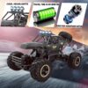 UK 4DRC Rc Car Rock Crawler Rechargeable Off Road Truck 4WD , Metal Shell LED Headlights RC Remote Control Off Road Car Truck,Logistics Is Randomly Sent By EVRI,DPD,Amazon Logistics,Royal Mail
