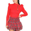 ad7c7d52-fb79-406b-bad7-e9f84adbfbae.jpg Ladies Tartan Checkered Frill Mini RaRa Skirt