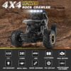 UK 4DRC Rc Car Rock Crawler Rechargeable Off Road Truck 4WD , Metal Shell LED Headlights RC Remote Control Off Road Car Truck,Logistics Is Randomly Sent By EVRI,DPD,Amazon Logistics,Royal Mail