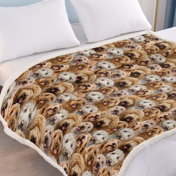 Cockapoos Fleece Blanket Fuzzy Dogs Blanket For Kids Adults Cute Puppy Cockapoos Throw Blanket Puppy Dog Animal Pattern Sherpa Blankets Cockapoos Gifts For Women