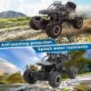UK 4DRC Rc Car Rock Crawler Rechargeable Off Road Truck 4WD , Metal Shell LED Headlights RC Remote Control Off Road Car Truck,Logistics Is Randomly Sent By EVRI,DPD,Amazon Logistics,Royal Mail