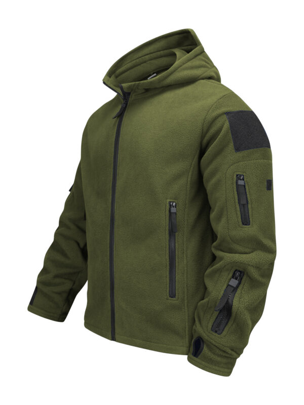 Men's Outdoor Keep Warm Fleece Cold-proof Shell Jacket