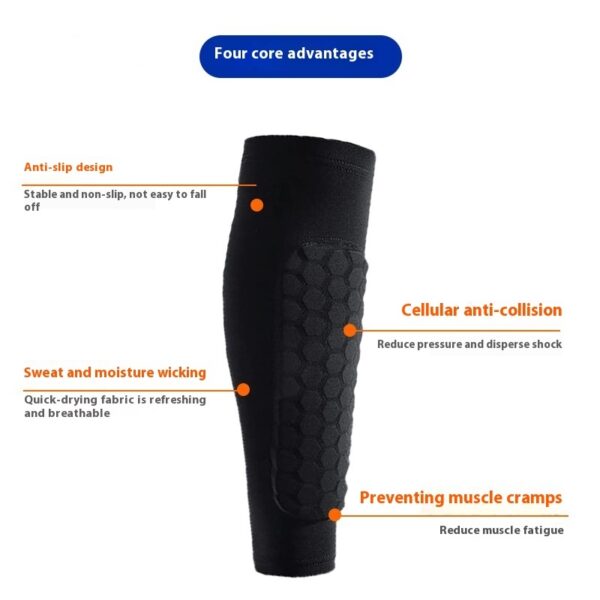 cf3856e6-7ec8-4144-825b-2a30d38b5147_trans.jpeg Honeycomb Shank Protection Foot Sock Men's Anti-collision Non-slip
