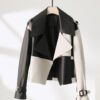 d337bc16-ea94-4856-8368-2d1fb2e3ba33.jpg Soft PU Leather Jacket Splicing Coat Loose Western Style Jacket