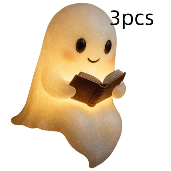 e1bc322d-30e1-4161-b892-aaa7368275c8.jpg Cute LED Ghost Night Light Children's Nightlight Gift Bedside Sleep Lamp Halloween Decorations Lovely Ghost Lamp Warm Light
