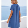 48ef6119-a045-47d0-93ac-a26263f3eeb2.jpg Casual Resort V-neck Short-sleeve Dress