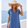 54f9a85a-429b-4e80-b113-58bc691f0b95.jpeg Casual Resort V-neck Short-sleeve Dress