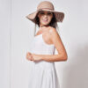 Foldable Women Straw Beach Sun Hat Summer Ladies Travel Wide Brim Cap