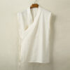 Summer Sleeveless Cardigan Jacket Men Chinese Style V-Neck