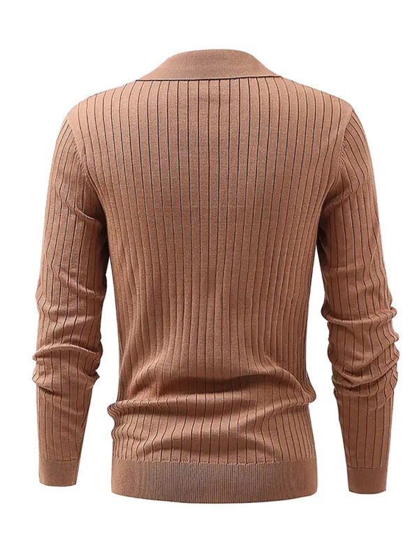 Slim Fit Waffle Knit Polo Shirt