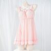 Seductive Semi-sheer Backless Chiffon Dress