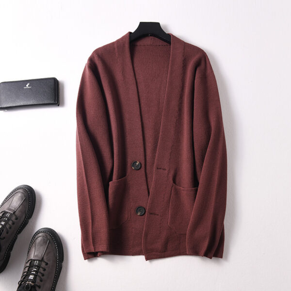 Loose knit cardigan