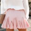 Women Skirt Fashion Prints Floral Elegant Ruffled Chiffon Sk