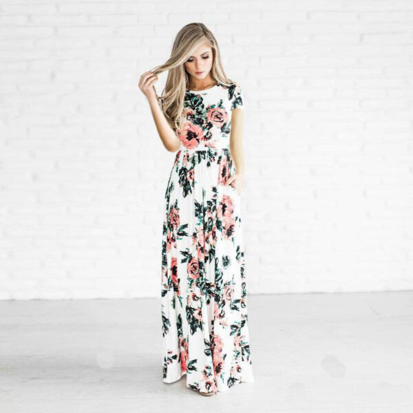 Boho Floral Maxi Dress
