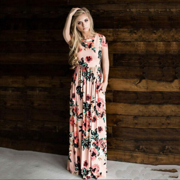 Boho Floral Maxi Dress