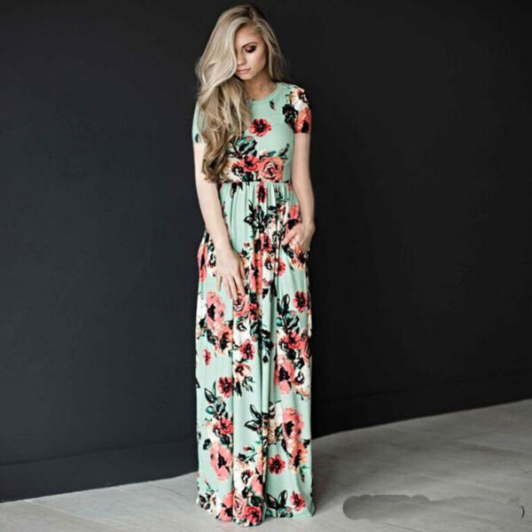 Boho Floral Maxi Dress