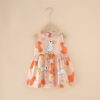 Spring And Summer New Girls' Dresses Pure Cotton