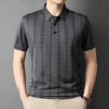 Summer Men's Printed Short-Sleeve Polo Shirt
