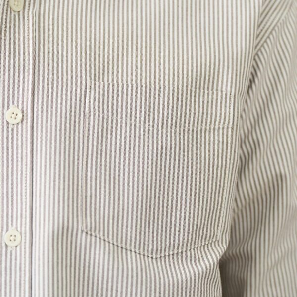 Oxford Vintage Stripe Casual Long-sleeved Shirt For Men