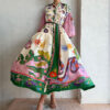 Print Holiday Beach Dress