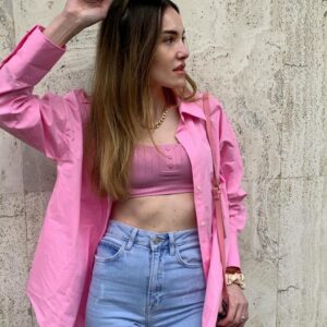 High Casual Minimalist Loose Oversize Shirt Summer