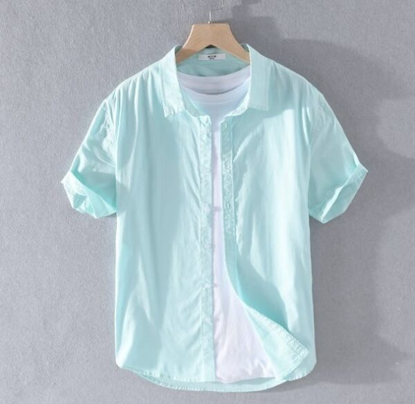 2726bb07-cfca-4b7b-893f-66cbead31888.jpg Summer Short Sleeve Linen Shirt For Men