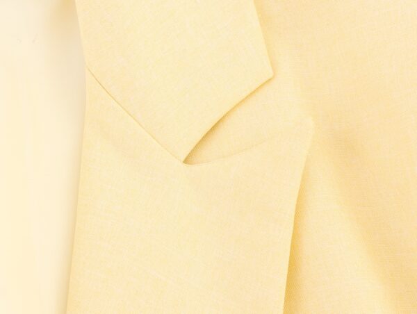 Spring And Autumn Linen Blended Minimalist Blazer