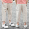 286f5338-087f-4352-9b78-ce6da02f06e9.jpg Summer Cotton And Linen Trousers Children's Casual Pants