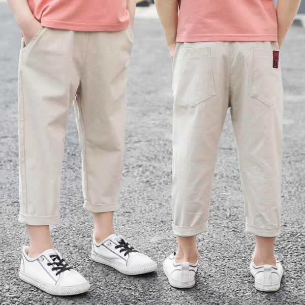 286f5338-087f-4352-9b78-ce6da02f06e9.jpg Summer Cotton And Linen Trousers Children's Casual Pants