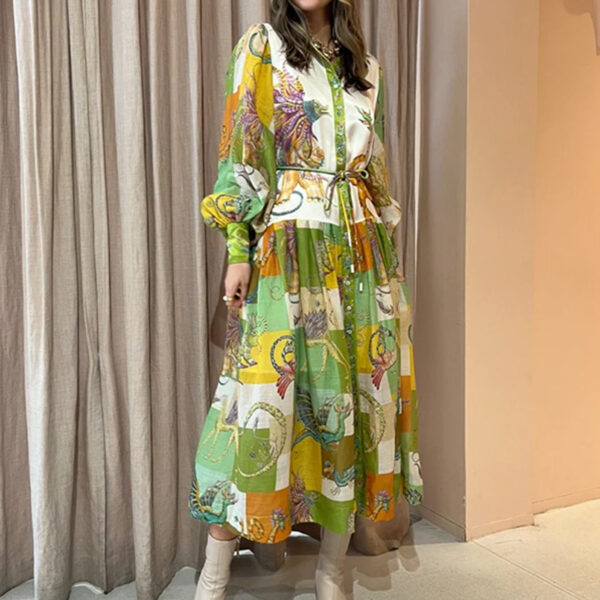 Print Holiday Beach Dress