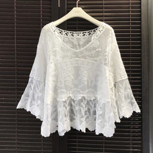 40c1b24c-a3bc-45bb-9deb-d2ffaf3ad1e9.jpg Summer Oversized Knitted Cardigan Cotton Lace Shirt Shawl